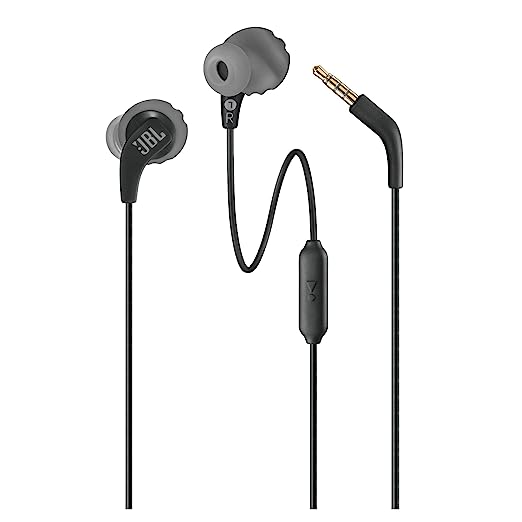 JBL Endurance Run 2, Sports in Ear Wired Earphones with Mic, Pure Bass, Sweatproof, Flexsoft eartips, Magnetic Earbuds, Fliphook & TwistLock Technology with Voice Assistant Support for Mobiles (Black) JBL Endurance Run 2, Sports in Ear Wired Earphones with Mic, Pure Bass, Sweatproof, Flexsoft eartips, Magnetic Earbuds, Fliphook & TwistLock Technology with Voice Assistant Support for Mobiles (Black)